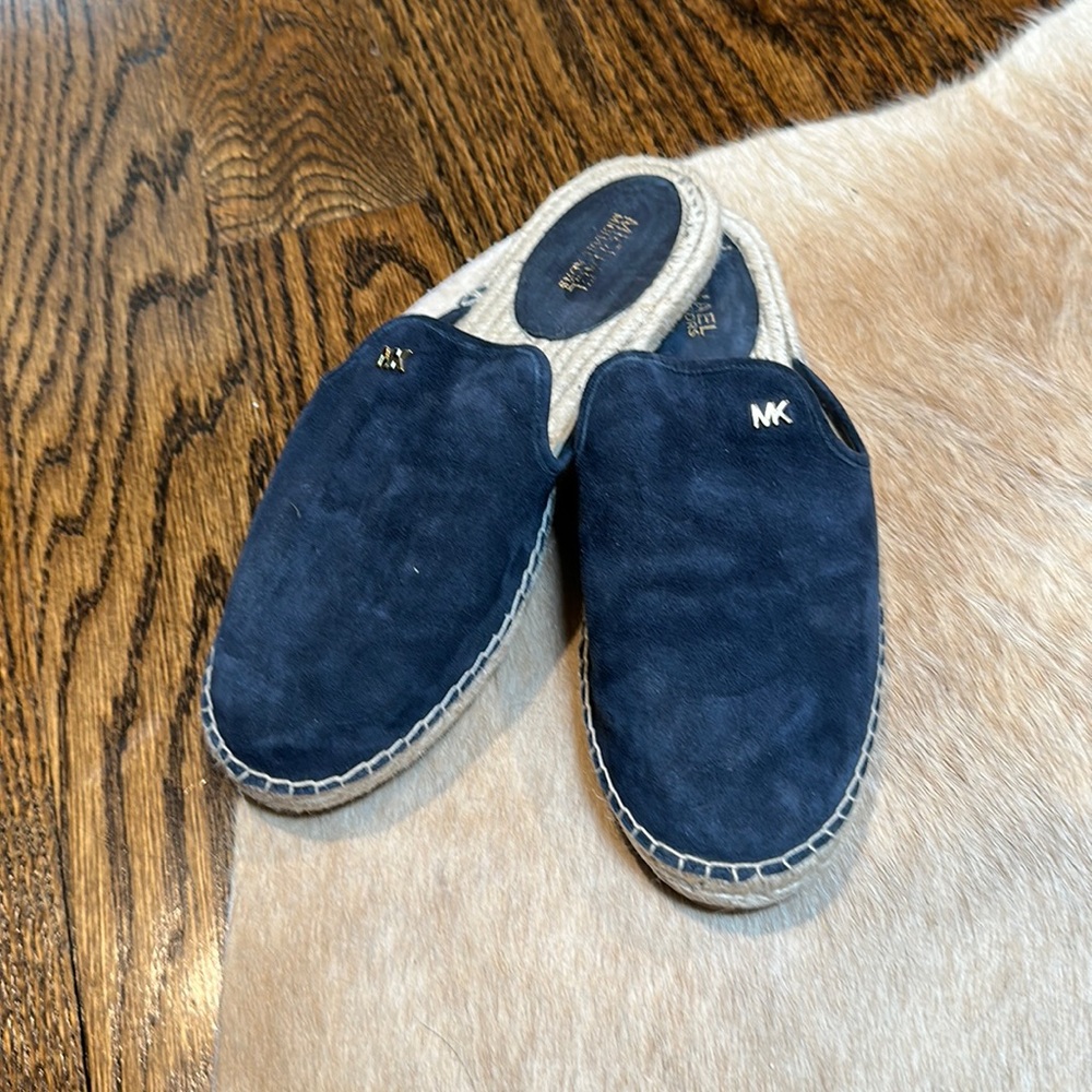 Michael Kors - navy suede espadrille mikes - Picture 1 of 6